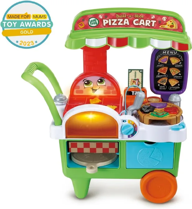 Leapfrog Build A Slice Pizza Cart English