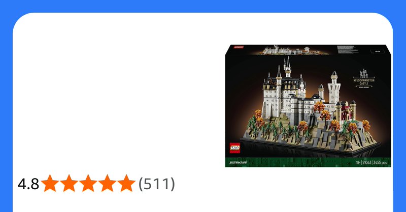 LEGO Architecture Neuschwanstein Castle 21063