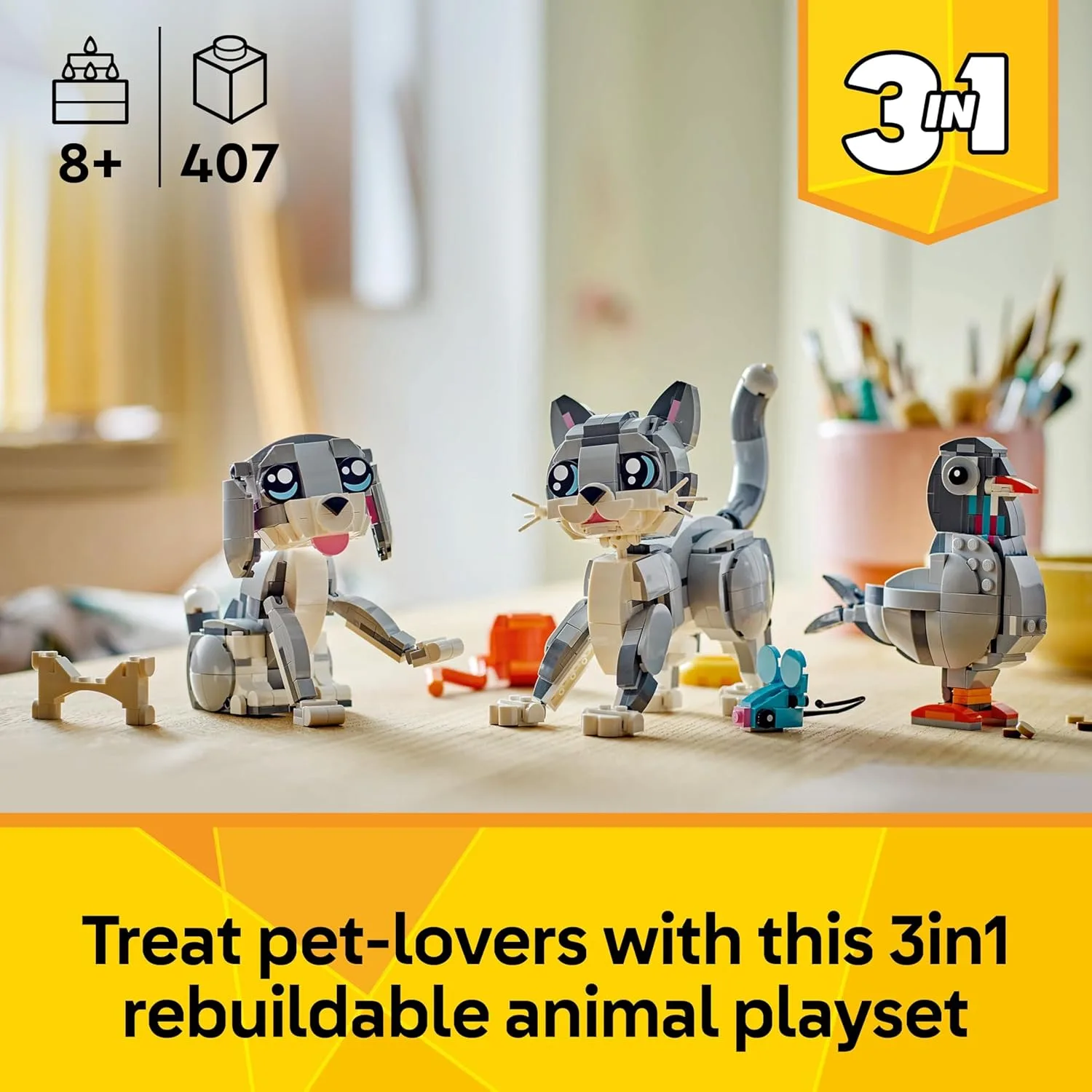 LEGO Creator 3in1 Playful Cat 31163