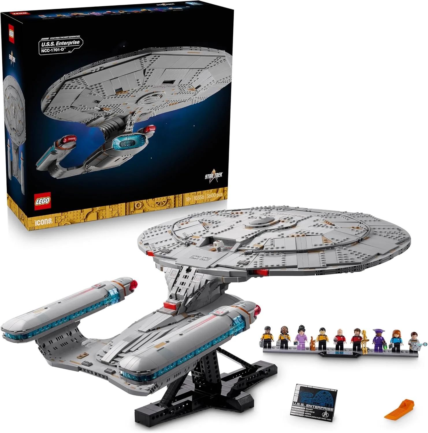 LEGO Icons Star Trek U S S Enterprise Ncc 1701 D 10356