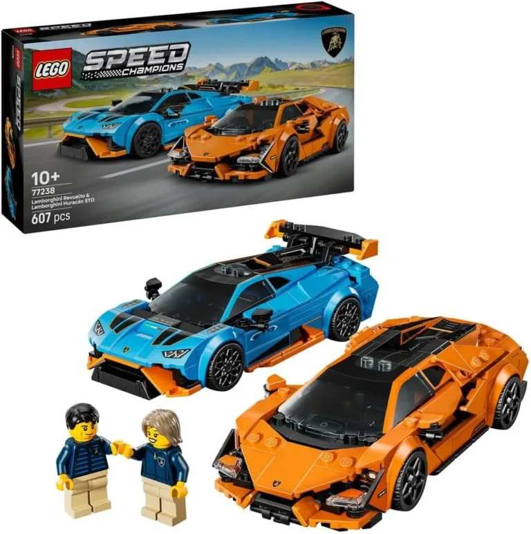LEGO Speed Champions Lamborghini Revuelto And Huracan Sto Toy Race Cars Model Ki