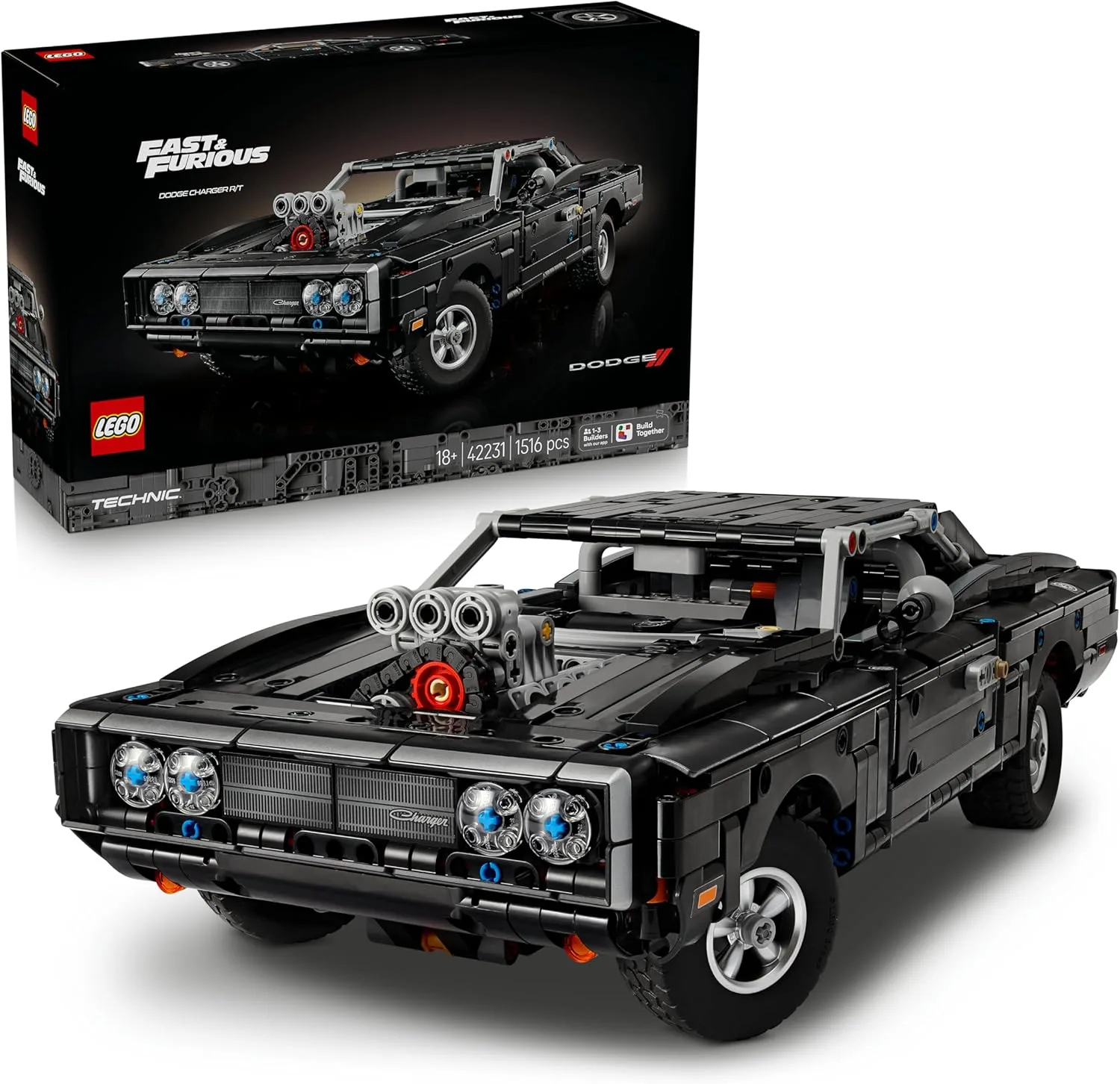 LEGO Technic Fast And Furious Dodge Charger R T Car 42231