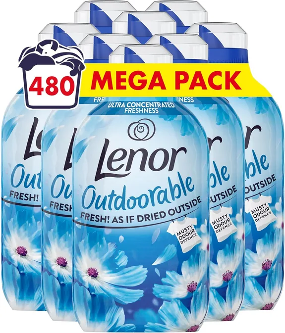 Lenor Outdoorable Fabric Conditioner 480 Washes 8x60 Spring Awakening