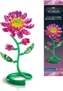 Lexibook Crystal Gem Lotus Flower Green Rose Crss61