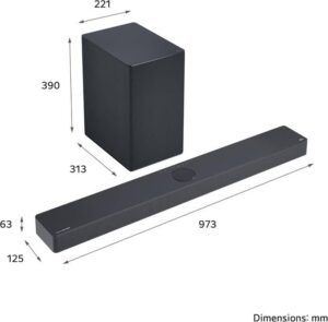 Lg Usc9s Bluetooth Soundbar For TV With Dolby Atmos And Wireless Subwoofer 3 1 C