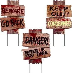 Liecho 19 X 16 Self Designed Halloween Decorations Yard Signs Stakes Props Outdo