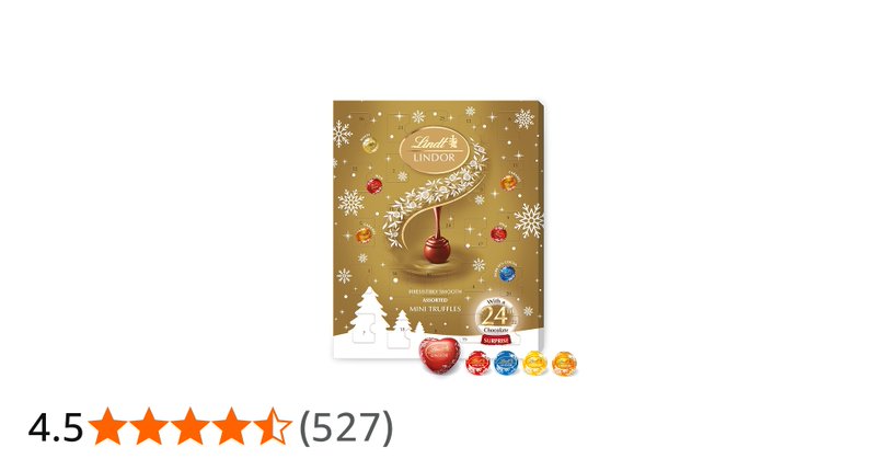 Lindt Lindor Assorted Chocolate Advent Calendar 117g