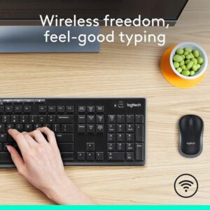 Logitech Mk270 Wireless Keyboard And Mouse Combo For Windows