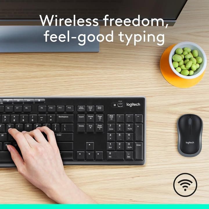 Logitech Mk270 Wireless Keyboard And Mouse Combo For Windows