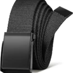 LXMY Belts for Men,Golf Belts for Men UK,Mens Work Belt,No Hole Canvas Belt