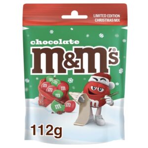 M And M S Milk Chocolate Pouch Coloured Sweets Christmas Lentils 112g