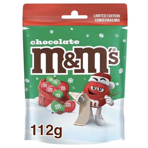 M And M S Milk Chocolate Pouch Coloured Sweets Christmas Lentils 112g