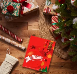 Maltesers Honeycomb Milk Chocolate Advent Calendar Christmas Gift Box 108g