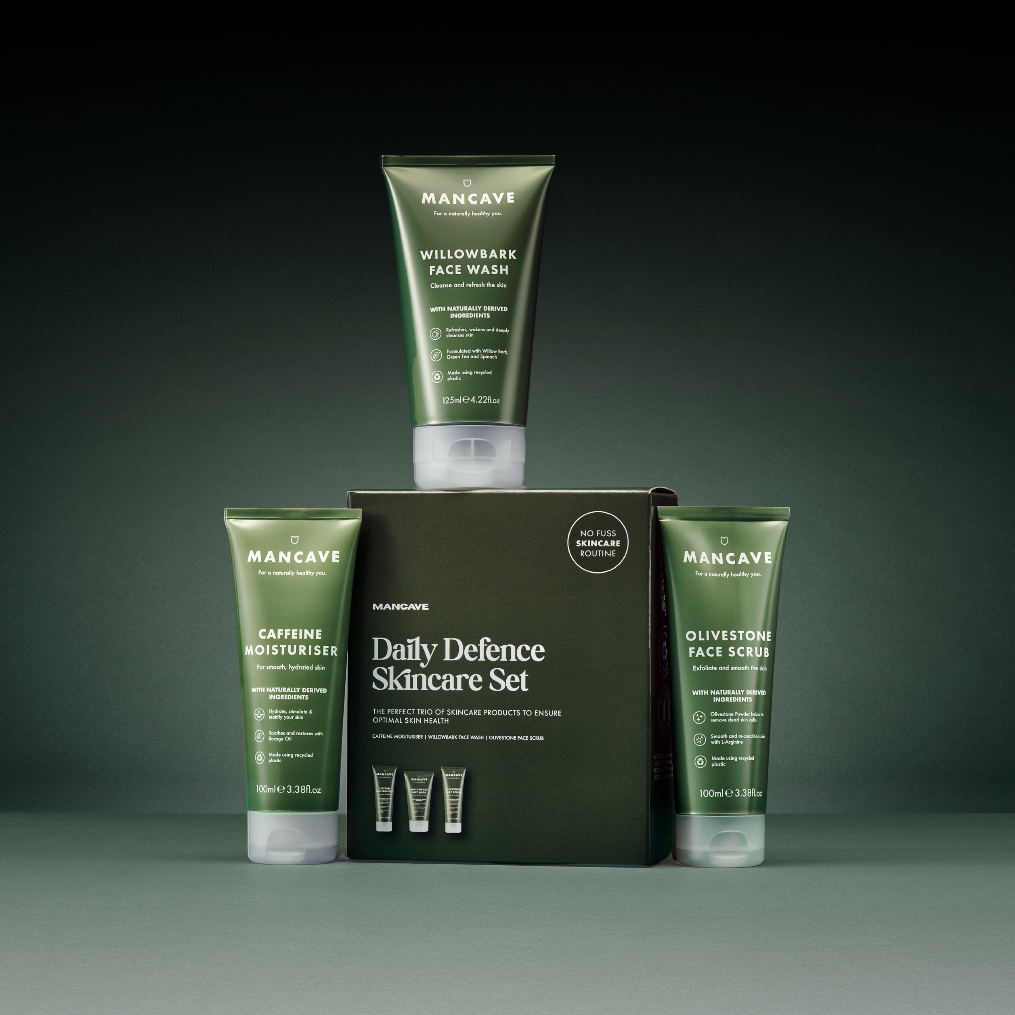 ManCave Daily Defence Skincare Kit