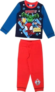 Marvel Spidey And Friends Boys Pyjamas Featuring Spidey Captain America Hulk And