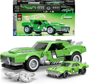 Mattel Brick Shop Hot Wheels Speed Series Custom 68 Camaro Building Toy Kit