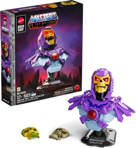 Mattel Brick Shop Masters Of The Universe Skeletor Bust Building Set