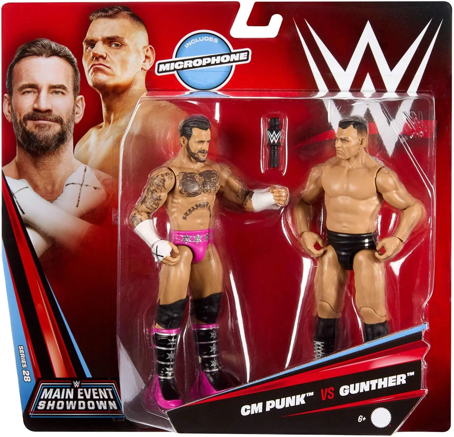 Mattel Wwe Main Event Showdown Action Figures 2 Pack With Accessory