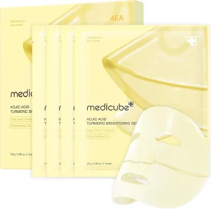 Medicube Jelly Gel Mask With Brightening Kojic Acid Turmeric 4ea