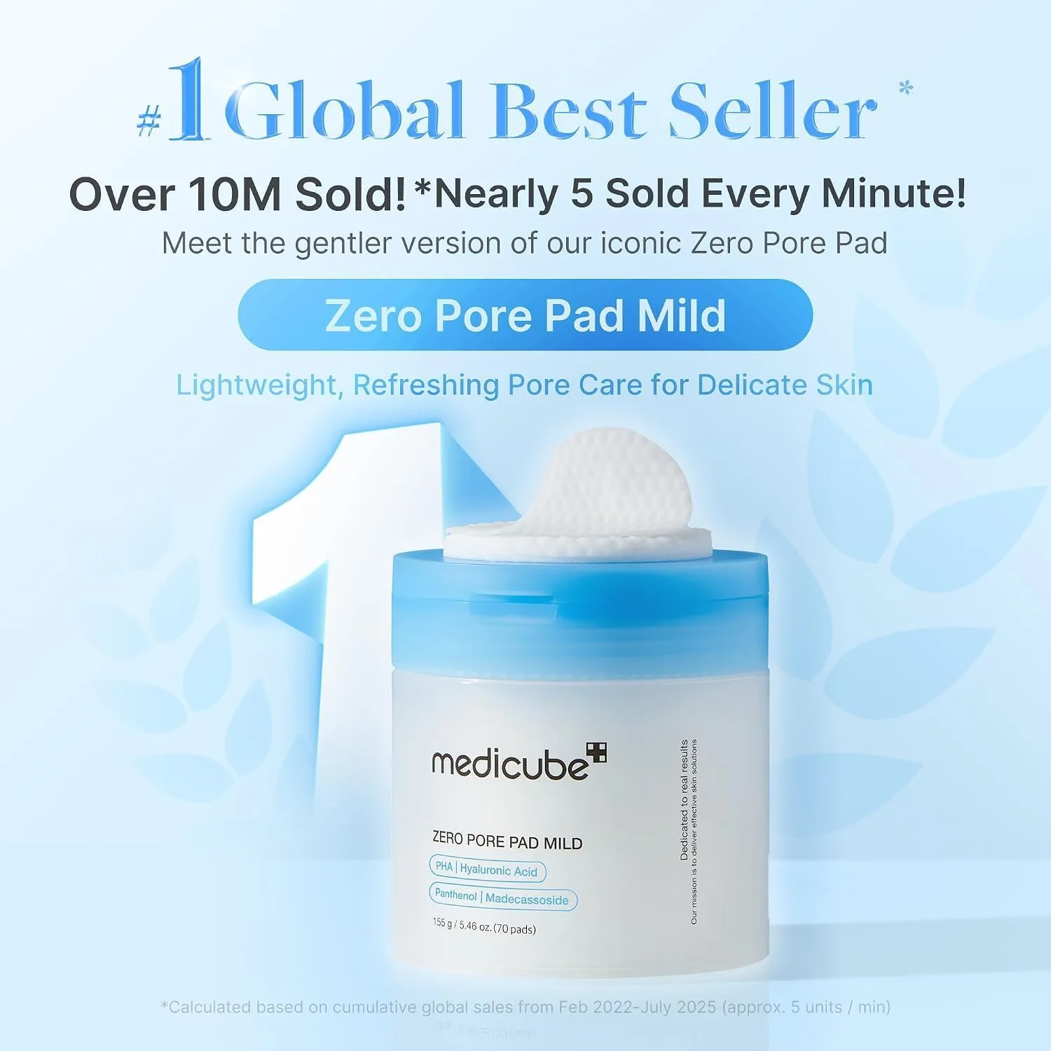 Medicube Toner Pads Zero Pore Pad Mild 2 0 For Gentle Exfoliating