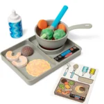 Melissa & Doug Simmer & Stir Stovetop Play Set with Water WOW!® colour Reveal Play Food Preschool Toy Ages 3+