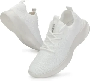 Men S Running Shoes Fashion Sneakers Lightweight Breathable Flying Knitting Lace