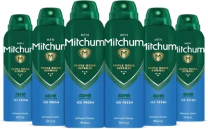 Mitchum Men Triple Odor Defense 48hr Protection Deodorant Spray And Antiperspira