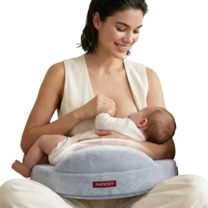 Momcozy Memory Foam Nursing Pillow High Rebound Support Grey