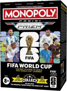 Monopoly Panini Prizm Fifa World Cup Trading Cards Booster Box Current Stars And