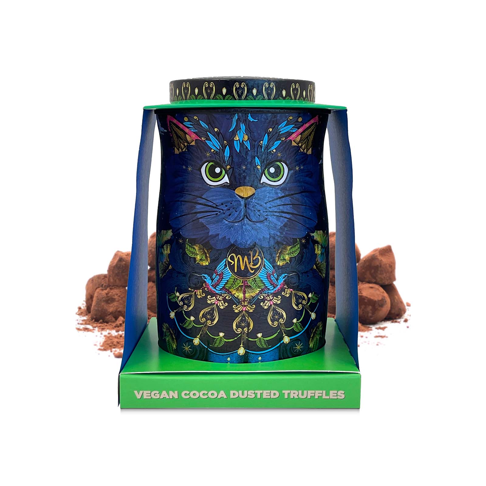 Monty Bojangles Vegan Truffle Cat Tin gift set