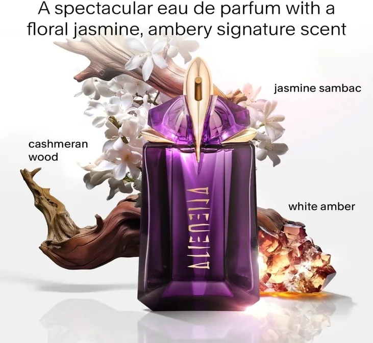 Mugler Alien Eau De Parfum For Women Iconic Woody Floral Edp