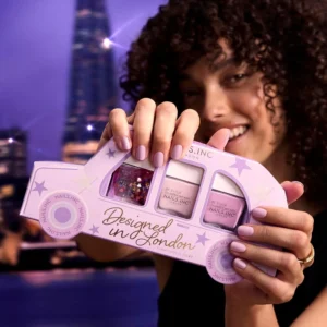 Nails Inc Mani Calling Taxi 3 Piece Nail Polish Gift Set High Shine