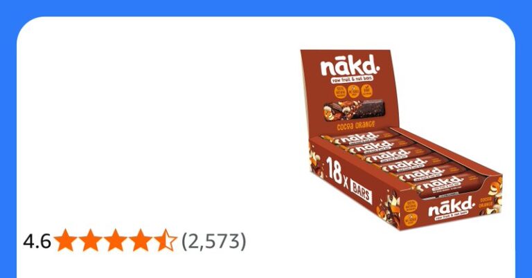 Nakd Cocoa Orange Natural Fruit And Nut Bars Vegan Gluten Free Healthy Snack 35