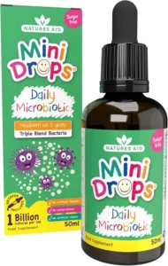 Natures Aid Mini Drops Daily Microbiotic Liquid Supplement 50ml