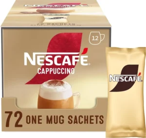 Nescafe Cappuccino Instant Coffee Sachets 72 X 15 5g
