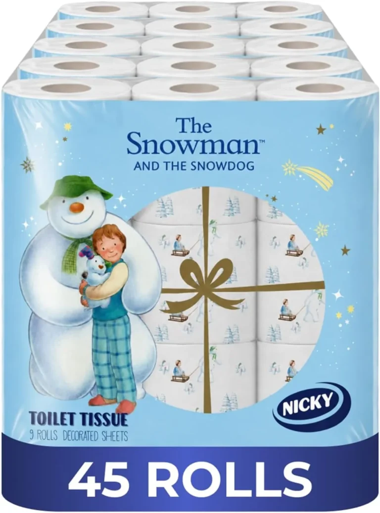 Nicky Snowman 45 Rolls Of Toilet Tissue 3 Ply