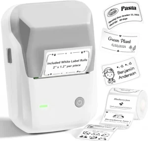 Niimbot B1 Label Maker With 1 Roll Tape 2 Inch Portable Bluetooth Label Printer