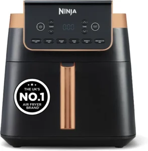 Ninja Air Fryer Max Pro 6 2l Single Drawer Black And Copper Af180ukcp