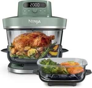 Ninja Crispi Pro Xl Glass Air Fryer Moss Green As090ukgn