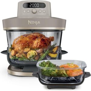 Ninja Crispi Pro Xl Glass Air Fryer Stone Gold As090uksd