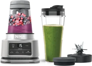 Ninja Foodi Power Nutri Blender 2 In 1 1100w Silver Cb100uk
