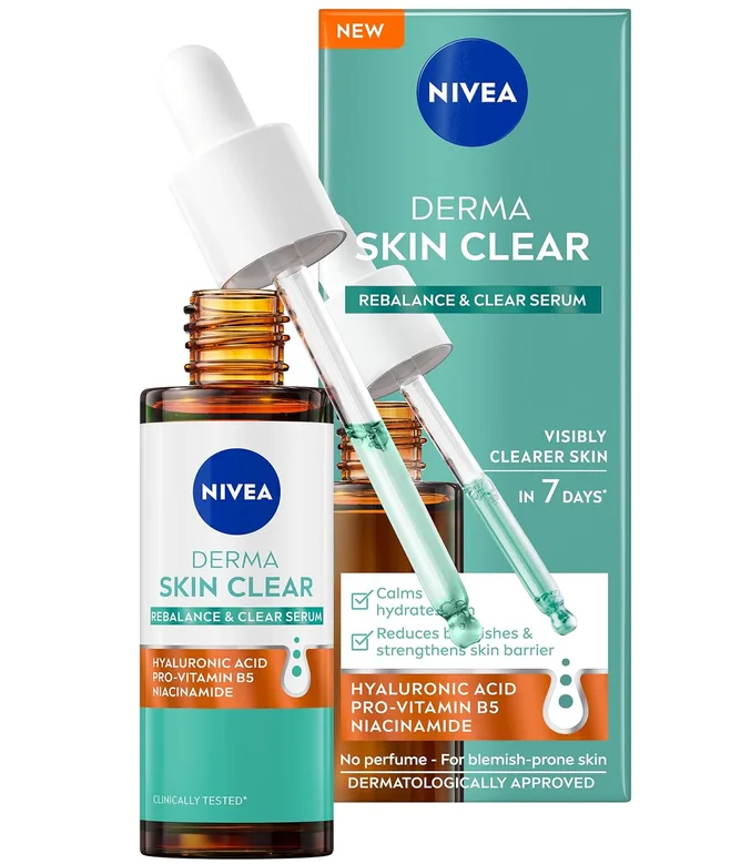 Nivea Derma Skin Clear Rebalance And Clear Serum 30 Ml