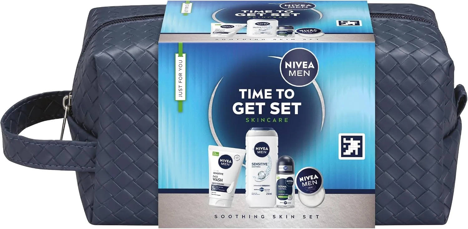 Nivea Men Time To Get Set Skincare Gift Set 5 Piece Collection