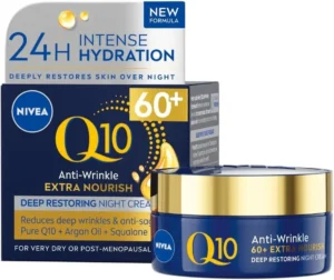 Nivea Q10 Anti Wrinkle Extra Nourish Deep Restoring Night Cream 50 Ml