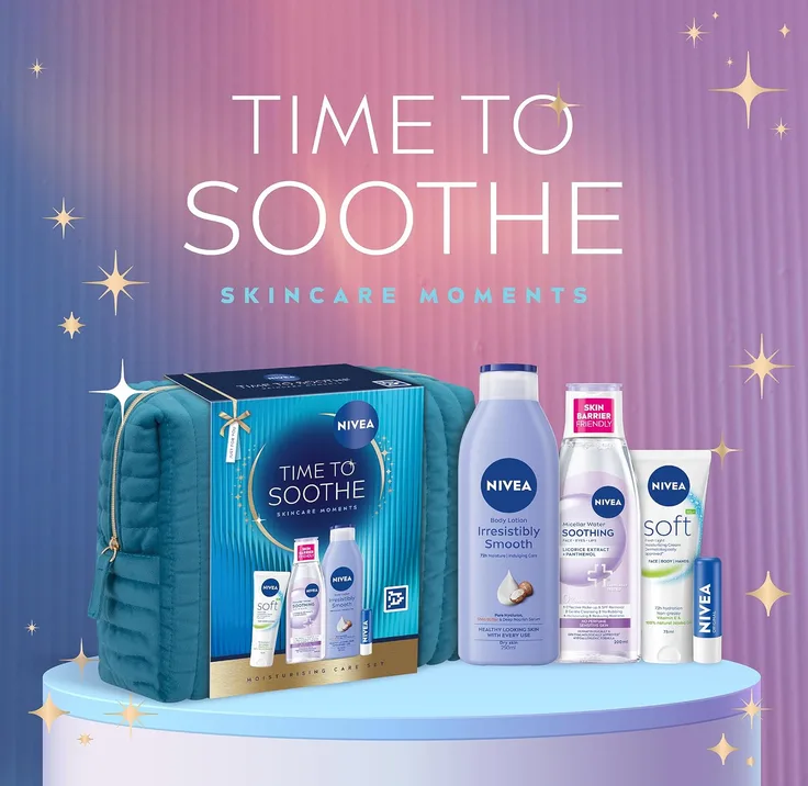 Nivea Time To Soothe Beauty Gift Set 5 Piece Collection