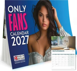 Only Fans Calendar 2027 Funny Joke Secret Santa Gift For Men