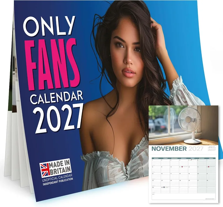 Only Fans Calendar 2027 Funny Joke Secret Santa Gift For Men