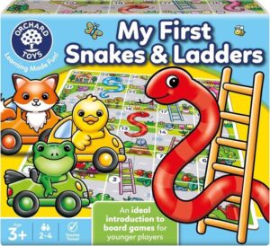 Orchard Toys My First Snakes And Ladders Family Board Game For Kids Age 3