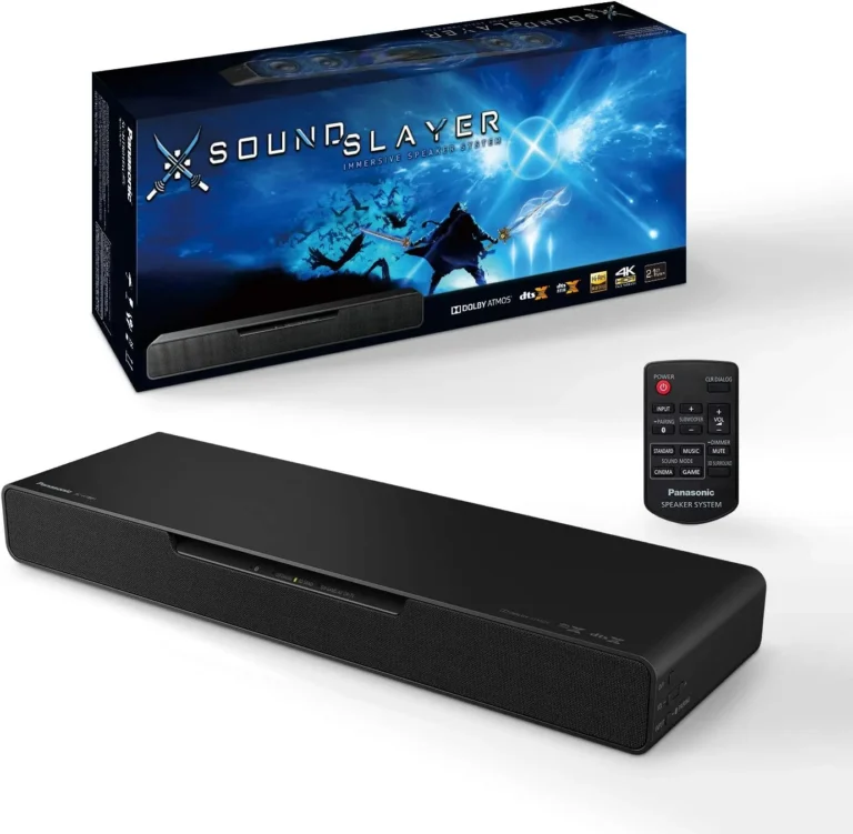 Panasonic Sc Htb01 Soundslayer Gaming Speaker With Built In Subwoofer Dolby Atmo