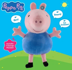 Peppa Pig Talking George Plush Toy With Speech And Sound Effects Pre School Soft